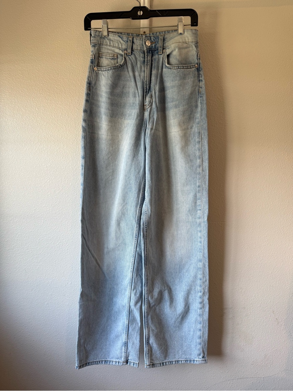 Light Wash womens Straight-Leg Jeans